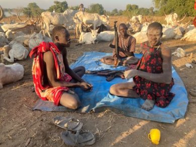 plemię Mundari Sudan Południowy